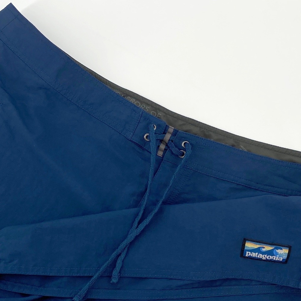 Patagonia Wavefarer Boardshorts Mens 44 Blue NetPlus Recycled Swim Trunks‎